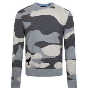 Greyson Camoscape Tomahawk Sweater Smoke Heather-MM16